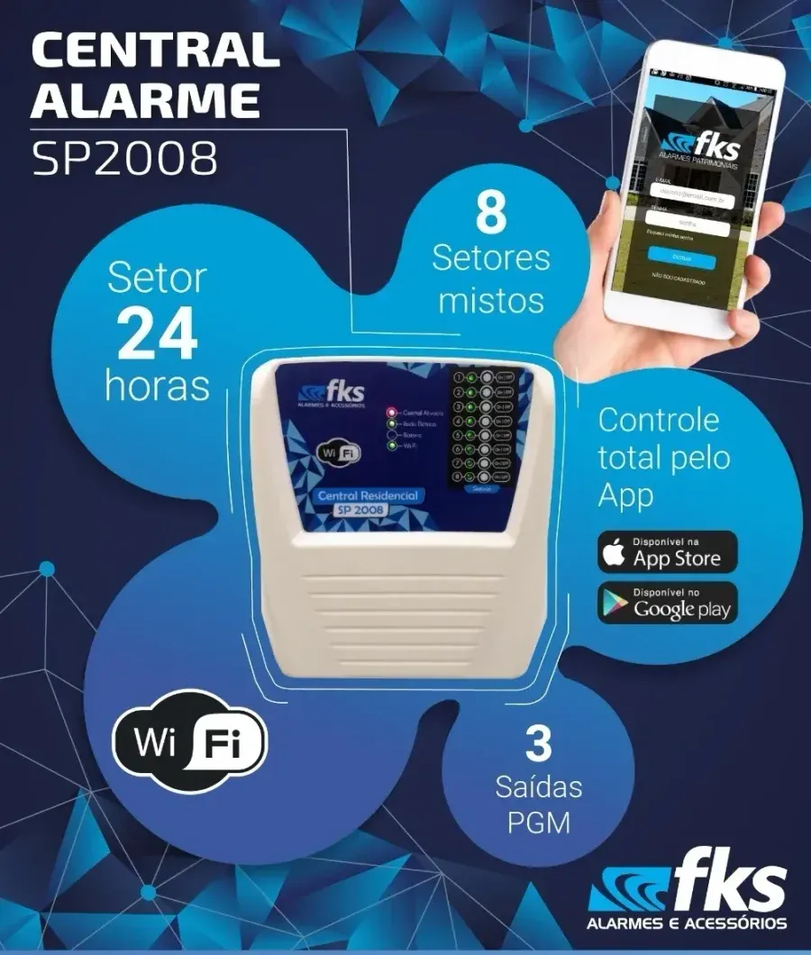 Central de alarme FKS SP2008